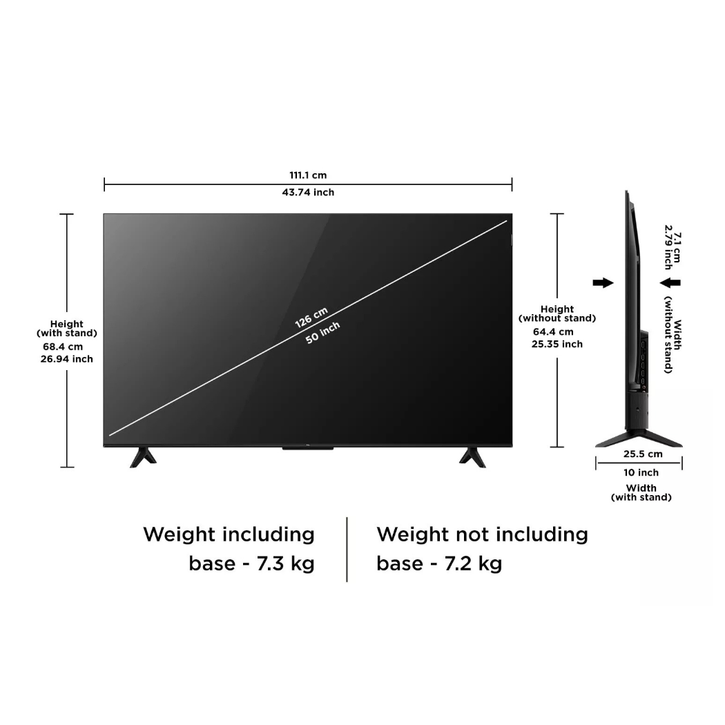 TCL 50" QLED FHD GOOGL TV – Image 4