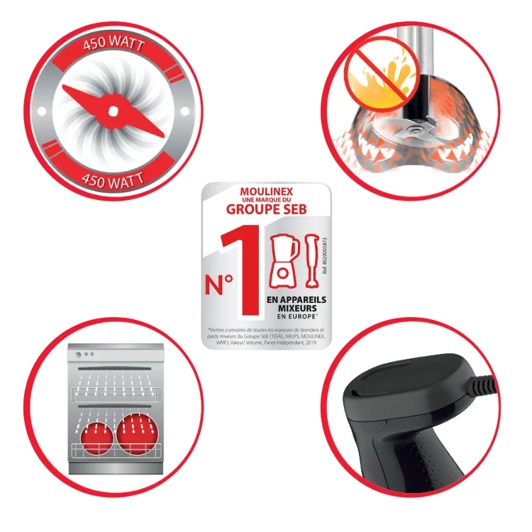 Moulinex Bras Mixeur â Image 3