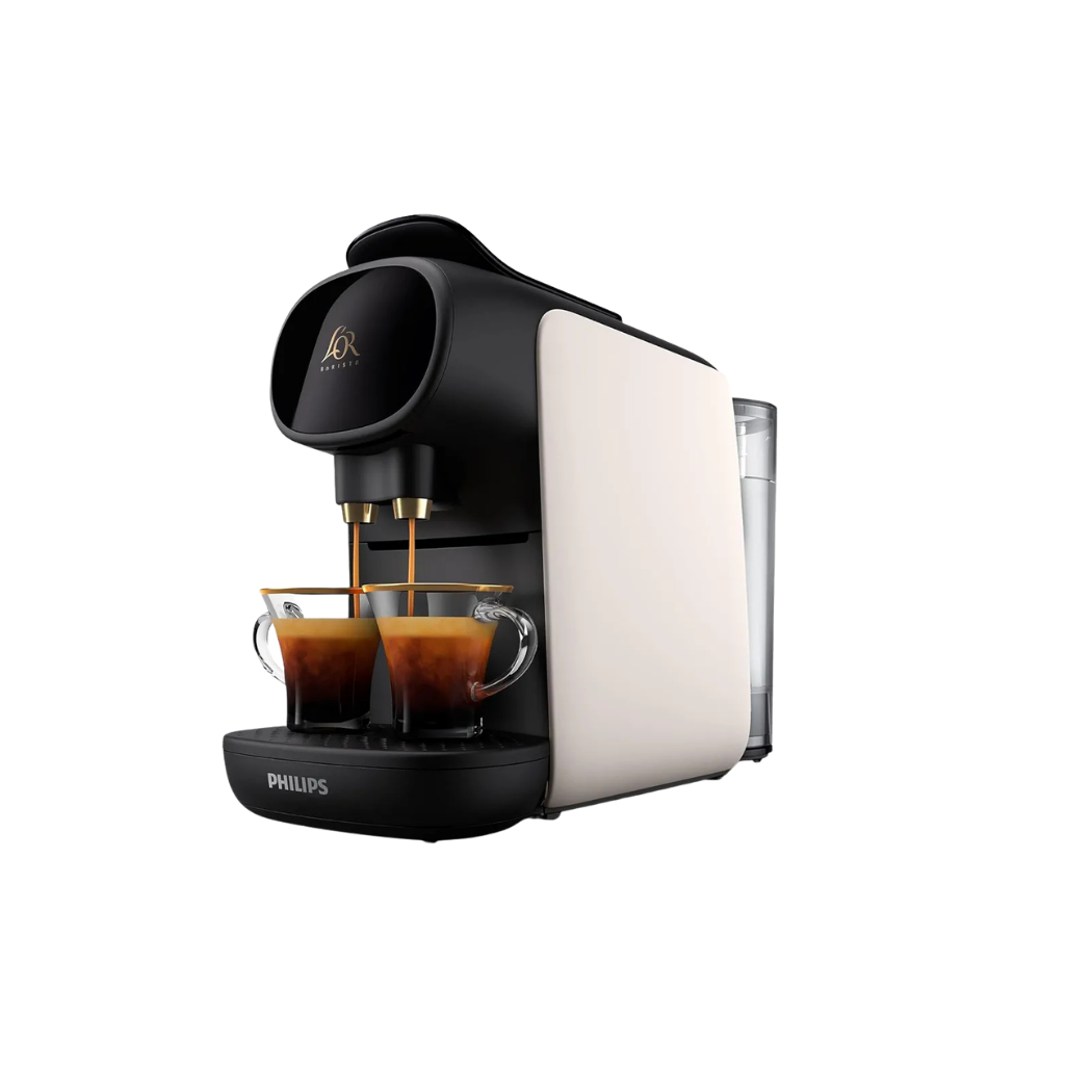 Machine à café Philips l'or Barista +50 Capsule, Blanc